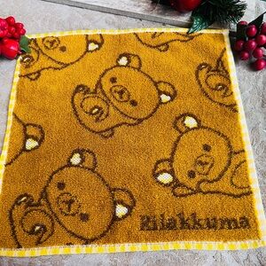 Rilakkuma Brown Face Towel brand new never used. Adorbs!!